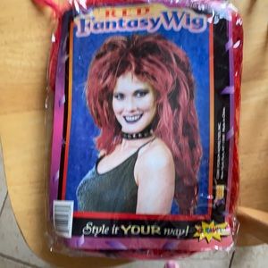 🎃Long red (Halloween wig)